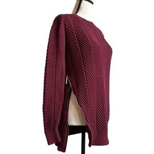 Michael Kors Women's Burgundy Wine‎ Colored Sweater — size Small